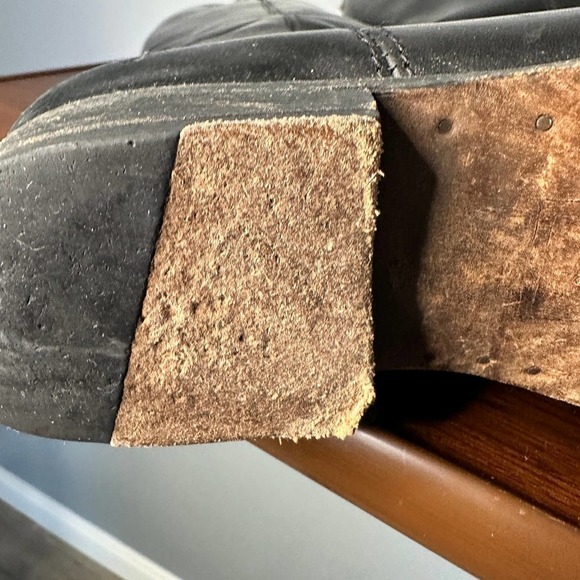 Frye Melissa Button Pull On Black Riding Boots Size 6B - Picture 10 of 13